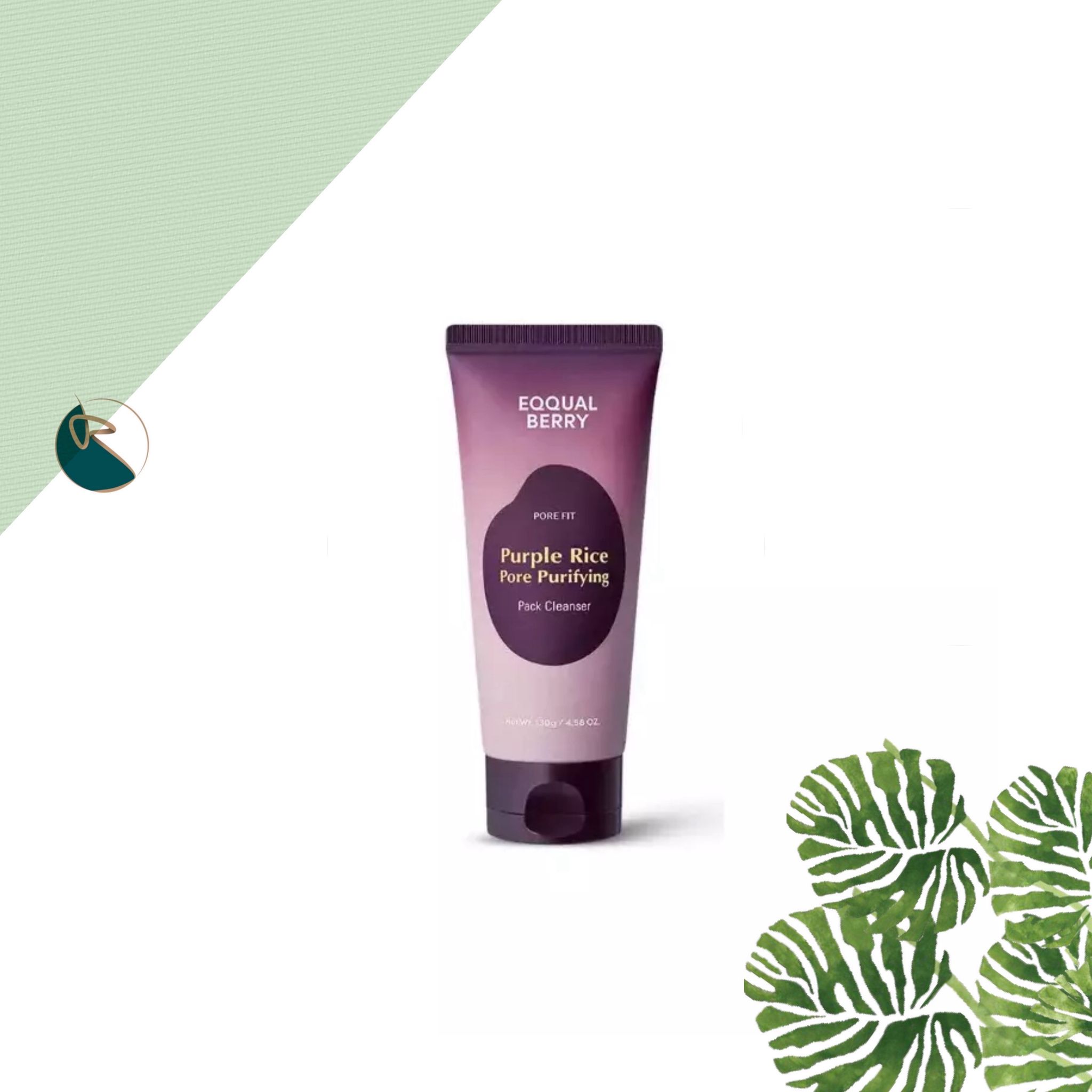 Eqqualberry Purple Rice Pore Purifying Pack Cleanser 130G